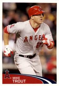 2012 Topps Stickers #93 Mike Trout Front