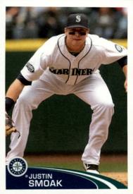 2012 Topps Stickers #113 Justin Smoak Front