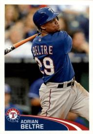 2012 Topps Stickers #121 Adrian Beltre Front