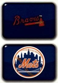 2012 Topps Stickers #151 / 159 Braves / Mets Front
