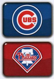 2012 Topps Stickers #152 / 160 Cubs / Phillies Front