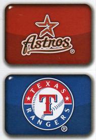 2012 Topps Stickers #156 / 148 Astros / Rangers Front