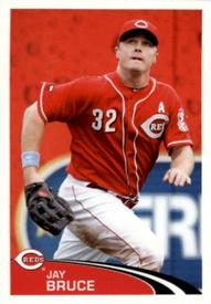 2012 Topps Stickers #215 Jay Bruce Front