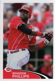 2012 Topps Stickers #217 Brandon Phillips Front