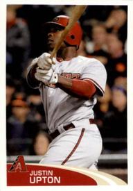 2012 Topps Stickers #259 Justin Upton Front