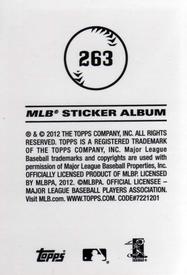 2012 Topps Stickers #263 Paul Goldschmidt Back