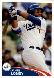 2012 Topps Stickers #280 James Loney Front