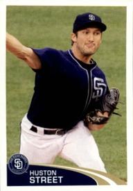 2012 Topps Stickers #286 Huston Street Front
