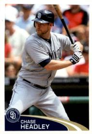 2012 Topps Stickers #289 Chase Headley Front