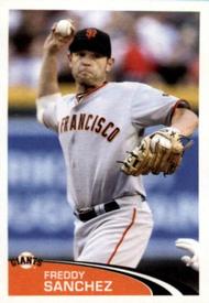 2012 Topps Stickers #293 Freddy Sanchez Front