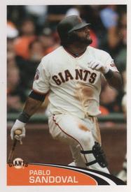 2012 Topps Stickers #297 Pablo Sandoval Front