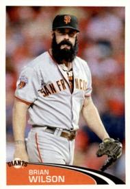 2012 Topps Stickers #298 Brian Wilson Front