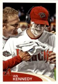 2012 Topps Stickers #302 Ian Kennedy Front