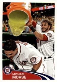 2012 Topps Stickers #305 Mike Morse Front