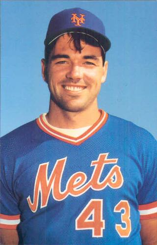 1985 TCMA New York Mets Postcards #NYM85-30 Billy Beane Front