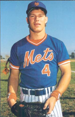 1985 TCMA New York Mets Postcards #NYM85-32 Lenny Dykstra Front