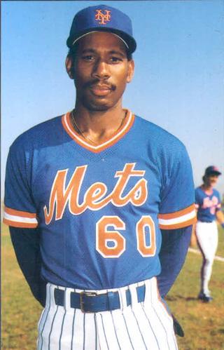 1985 TCMA New York Mets Postcards #NYM85-39 LaSchelle Tarver Front