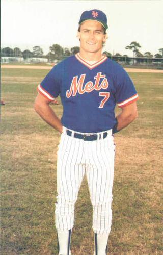 1986 TCMA New York Mets Postcards #NYM86-14 John Gibbons Front