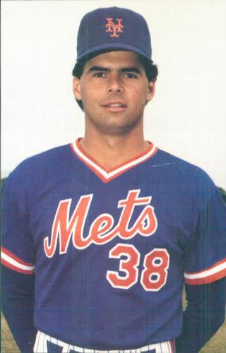 1986 TCMA New York Mets Postcards #NYM86-1 Rick Aguilera Front