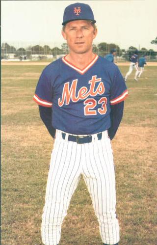 1986 TCMA New York Mets Postcards #NYM86-38 Bud Harrelson Front
