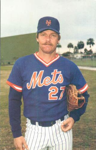1986 TCMA New York Mets Postcards #NYM86-43 Tim Corcoran Front