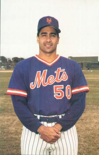 1986 TCMA New York Mets Postcards #NYM86-4 Sid Fernandez Front
