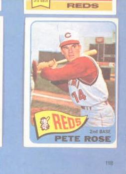 1985 Renata Galasso Pete Rose #118 Pete Rose Back