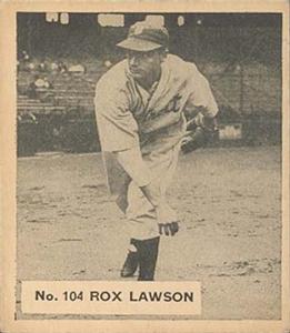 1936 World Wide Gum (V355) #104 Roxie Lawson Front