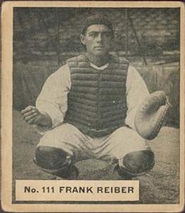 1936 World Wide Gum (V355) #111 Frank Reiber Front