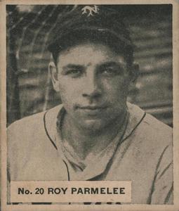 1936 World Wide Gum (V355) #20 Roy Parmelee Front