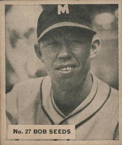 1936 World Wide Gum (V355) #27 Bob Seeds Front