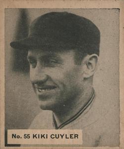 1936 World Wide Gum (V355) #55 KiKi Cuyler Front