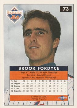 1992-93 Fleer Excel #73 Brook Fordyce Back