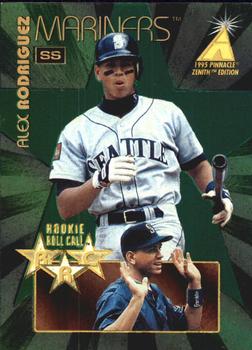 1995 Zenith - Rookie Roll Call #1 Alex Rodriguez Front