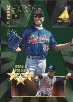 1995 Zenith - Rookie Roll Call #16 Carlos Perez Front