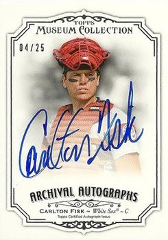 2012 Topps Museum Collection - Archival Autographs #AA-CF Carlton Fisk Front