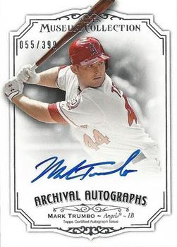 2012 Topps Museum Collection - Archival Autographs #AA-MT Mark Trumbo Front
