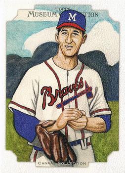 2012 Topps Museum Collection - Canvas Collection #CCR-8 Warren Spahn Front