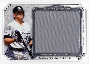 2012 Topps Museum Collection - Momentous Material Jumbo Relics #MMJR-CF Carlton Fisk Front