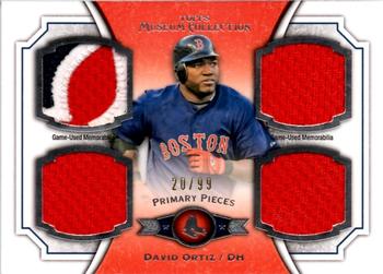 2012 Topps Museum Collection - Primary Pieces Quad Relics #PPQR-DO David Ortiz Front