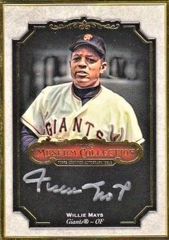 2012 Topps Museum Collection - Framed Museum Collection Autographs Gold 15 #MCA-WM Willie Mays Front
