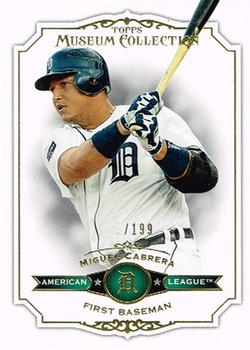 2012 Topps Museum Collection - Green #100 Miguel Cabrera Front