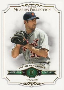 2012 Topps Museum Collection - Green #54 Justin Verlander Front