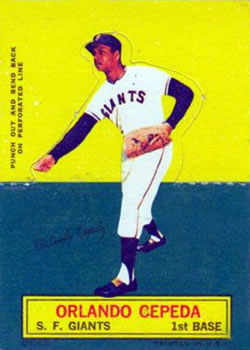 1964 Topps Stand-Ups #NNO Orlando Cepeda Front