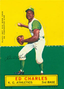1964 Topps Stand-Ups #NNO Ed Charles Front