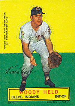1964 Topps Stand-Ups #NNO Woodie Held Front