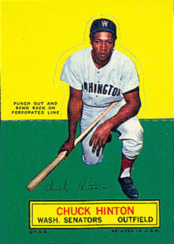 1964 Topps Stand-Ups #NNO Chuck Hinton Front