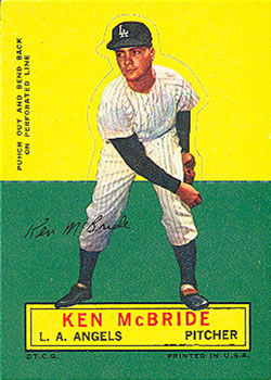 1964 Topps Stand-Ups #NNO Ken McBride Front