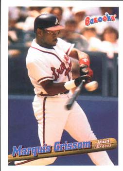 1996 Bazooka #57 Marquis Grissom Front