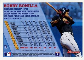 1996 Bowman #39 Bobby Bonilla Back